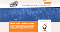 Desktop Screenshot of londoncorporatechallenge.com